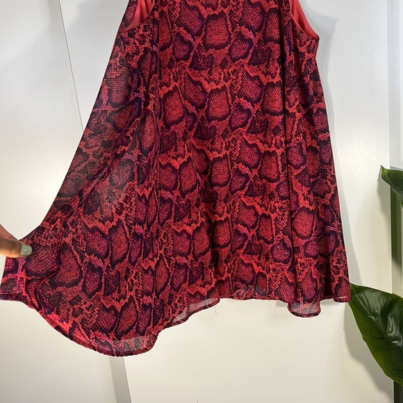 SHOW ME YOUR MUMU snake print spaghetti strap shift dress - Picture 11 of 16